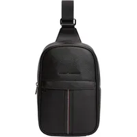 Tommy Hilfiger TH Central Slingpack Umhängetasche Synthetik Black
