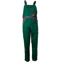 Planam Visline Latzhose grün/orange/schiefer