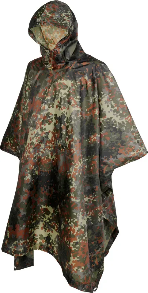 Brandit Ripstop, poncho - Flecktarn - Taille unique