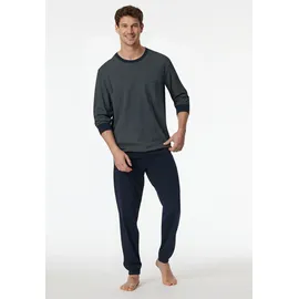 SCHIESSER Pyjama Comfort Essentials Dunkelblau 4XL