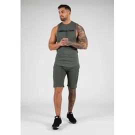 Gorilla Wear Milo Drop Armhole Tanktop grün 4XL