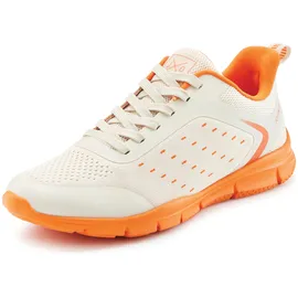 John Devin Sneaker Herren Weite M Beige/Orange 43
