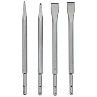 Bosch 4-teiliges Meißelset mit SDS plus Aufnahme, 2x Spitzmeißel
