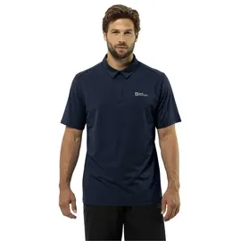 Jack Wolfskin Delgami Kurzarm-poloshirt - Night Blue - S