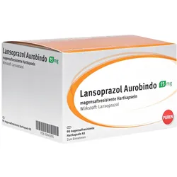 LANSOPRAZOL Aurobindo 15 mg magensaftres.Hartkaps. 98 St