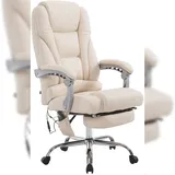 CLP Pacific Kunstleder mit Massagefunktion V2 creme