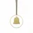 BLOMUS Glocke 8 cm gold