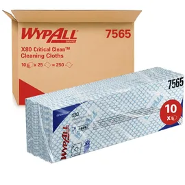 fampro tissue germany gmbh Wypall X80 1-lagig 41,6x34,4cm Interfold rot
