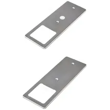 Kalb LED Unterbauleuchten mit Schalter Dimmbar Edelstahl gebürstet Küchenleuchte 2er Set Warmweiß