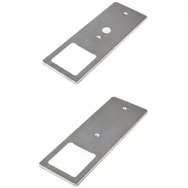 Kalb LED Unterbauleuchten mit Schalter Dimmbar Edelstahl gebürstet Küchenleuchte 2er Set Warmweiß