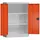Classix Aktenschrank 92 x 42 x 120 cm rot / lichtgrau