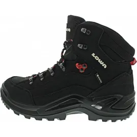 Lowa Renegade GTX Mid Herren Schwarz/Rubinrot 41,5