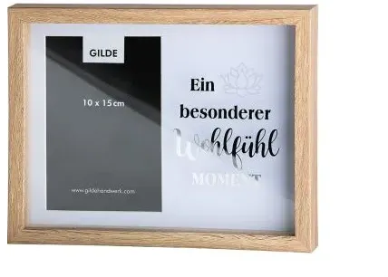 GILDE MDF Fotorahmen  Wohlgefühl