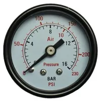 AEROTEC Manometer 9415451 Anschluss (Manometer): Rückseite Außengewinde 1/4 1