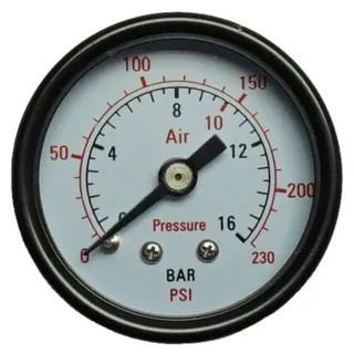 AEROTEC Manometer 9415451 Anschluss (Manometer): Rückseite Außengewinde 1/4 1 St.