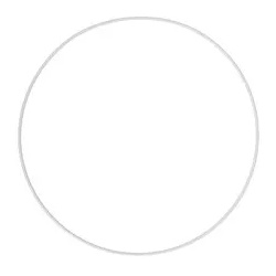 Rayher Metallring beschichtet weiß Ø 20,0 cm