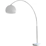 SalesFever Bogenlampe 230 cm weiß Kunststoff