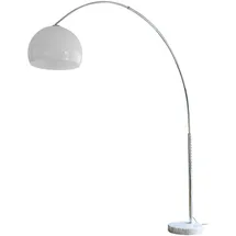 SalesFever Bogenlampe 230 cm weiß Kunststoff
