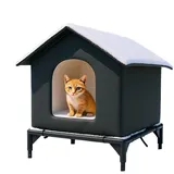 Katzenhaus,Klappbares versteck - Außen-Katzenhaus Wetterfest,Für Terrasse Hinterhof Innenbereich Im Winter Und Sommer Für Hund Kaninchen Kätzchen Das Zuhause