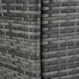 Tectake Valencia Set 9-tlg. grau meliert