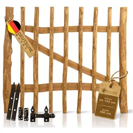 BooGardi Gartentor 100 x 80 cm Haselnuss