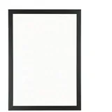 Licht-Erlebnisse Bilderrahmen A3 Schwarz 45 x 32,5 cm bruchsicher Holz Kunststoff Wand Rahmen