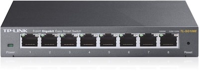 TP-LINK TL-SG108E 8x Port Desktop Gigabit Smart Switch Metall IGMPv3