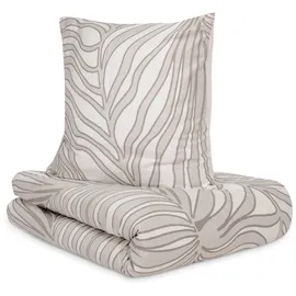 s.Oliver Satin-Bettwäsche Beige 155 x 220 cm + 80 x 80 cm