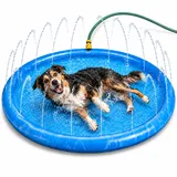 maxxpro Hundepool und Kühlmatte Ø100 CM - Hundeplanschbecken und Kühlmatte für H