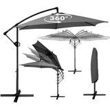 Deuline ALU Ø 300 cm Grau