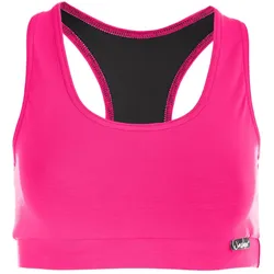 Sport-Bustier WINSHAPE "WVR1", Damen, Gr. S, pink, Obermaterial:u00a090% Baumwolle, 10% Elasthan, BHs Sport Bustiers