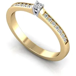 Verlobungsring VR05 333er Gelb-/Weiflgold - 6695