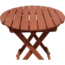 Garden Pleasure Hanford Ø 45 x 50 cm braun klappbar