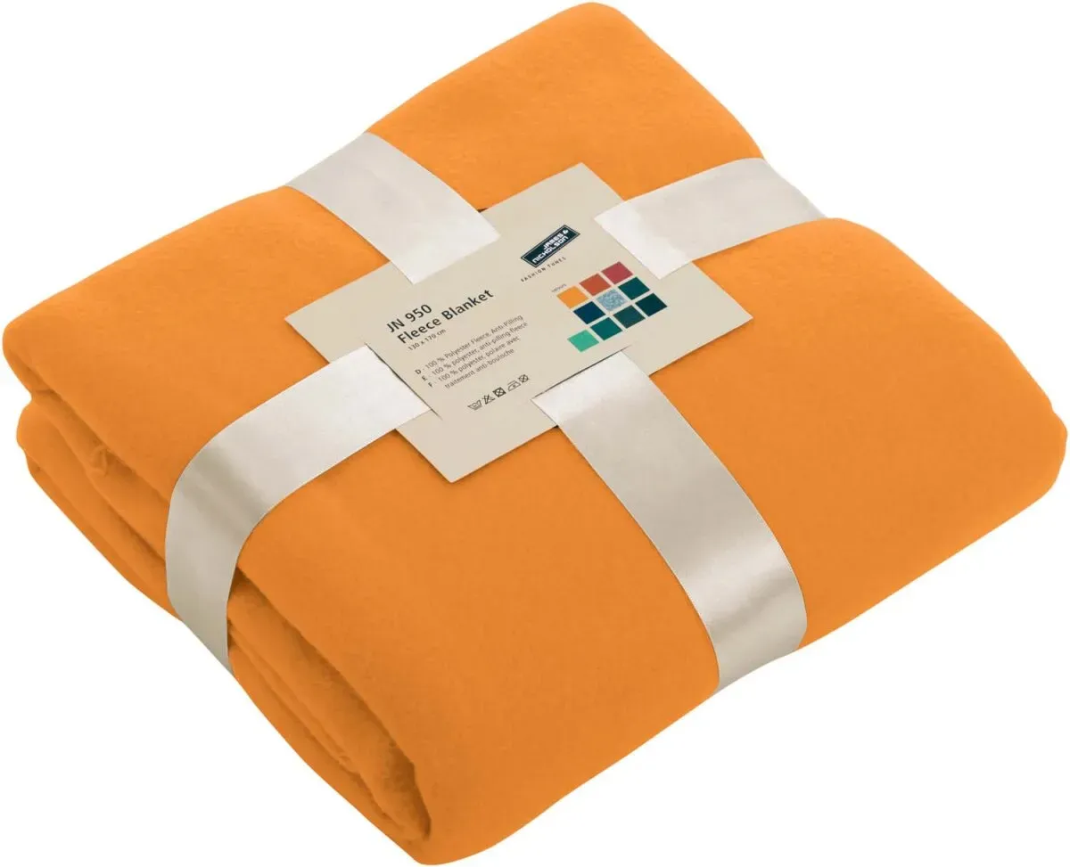 James & Nicholson Fleece Decke JN950 orange one size