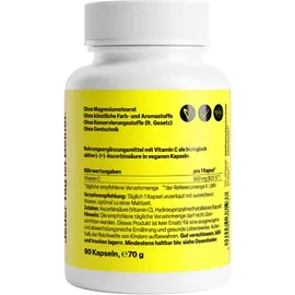 ZeinPharma Vitamin C 500 mg Kapseln 90 St.
