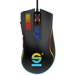 Sparco Spmousepro Rechtshändige Maus Usb Typ A 7200 Dpi