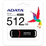 A-Data ADATA UV150 schwarz 512GB, USB-A 3.0 (AUV150-512G-RBK)