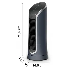 Rowenta Eole Compact 30 cm Turmventilator Schwarz