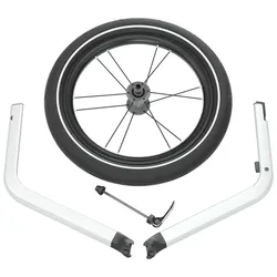Thule Chariot 1 Jogging Kit 2 - Zweisitzer (bis MY2024) Schwarz Modell 2025