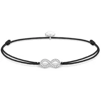 Thomas Sabo Little Secret Infinity Armband Schwarz/Silber  LS003-401-11-L20v Größe 20