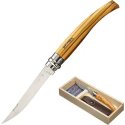 Geschenk Set Slimline Messer + Etui Klappmesser Taschenmesser Oliven Holz EINHEITSGRÖSSE