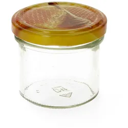 50er Set Sturzglas 125 ml Carino To 66 Deckel mit Honigwabe incl. Diamant Gelierzauber Rezeptheft