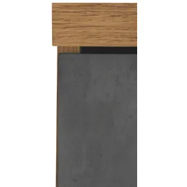 kochstation Seitenschrank KS-Samos 50 x 60 x 165 cm Grau