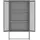[en.casa] Büroschrank Sund Metall 150x80x40 cm Grau [en.casa]