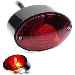 Motorrad Rücklicht mit Bremslicht und Dauerlicht Lumitecs TX36 mit E-Prüfzeichen rot