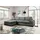 xonox Eckcouch Strukturstoff L-Form 3-Sitzer Grau