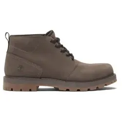 Timberland für Herren. TB0A69TWEM51 Britton Road brauner wasserdichter Lederschnürstiefel aus Leder in der Mitte der Wade (44), Wohnung, Sch