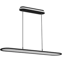 osram homelighting Panel Ellipse 1-flg. 100 cm schwarz Aluminium