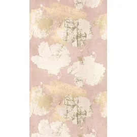 Livingwalls Fototapete Blumen in Rosa, Creme, Beige - hochwertige Vliestapete 398381 mit Motiv auf 1,59 m x 2,80 m - Made in Germany