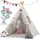 SPIELWERK Spielzelt 130 x 130 x 160 cm Rosa